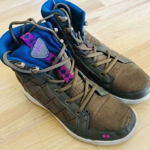 Ryka high top hiking sneakers